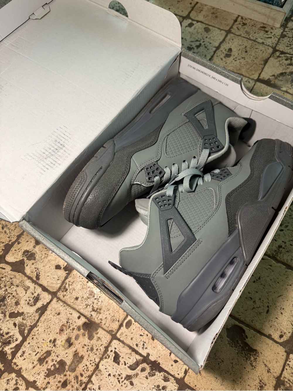 Jordan Sneakers in Dark Gray and Black
